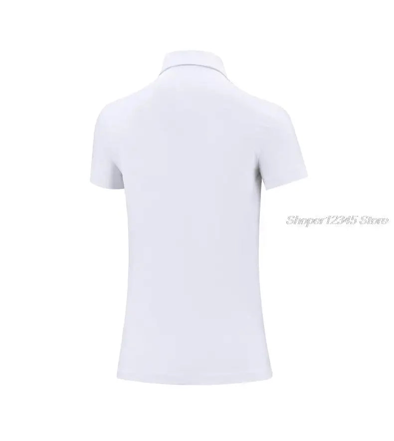 Women's Short-Sleeved T-Shirt Golf Clothes Quick-Drying Polo Shirts Breathable Sportswear