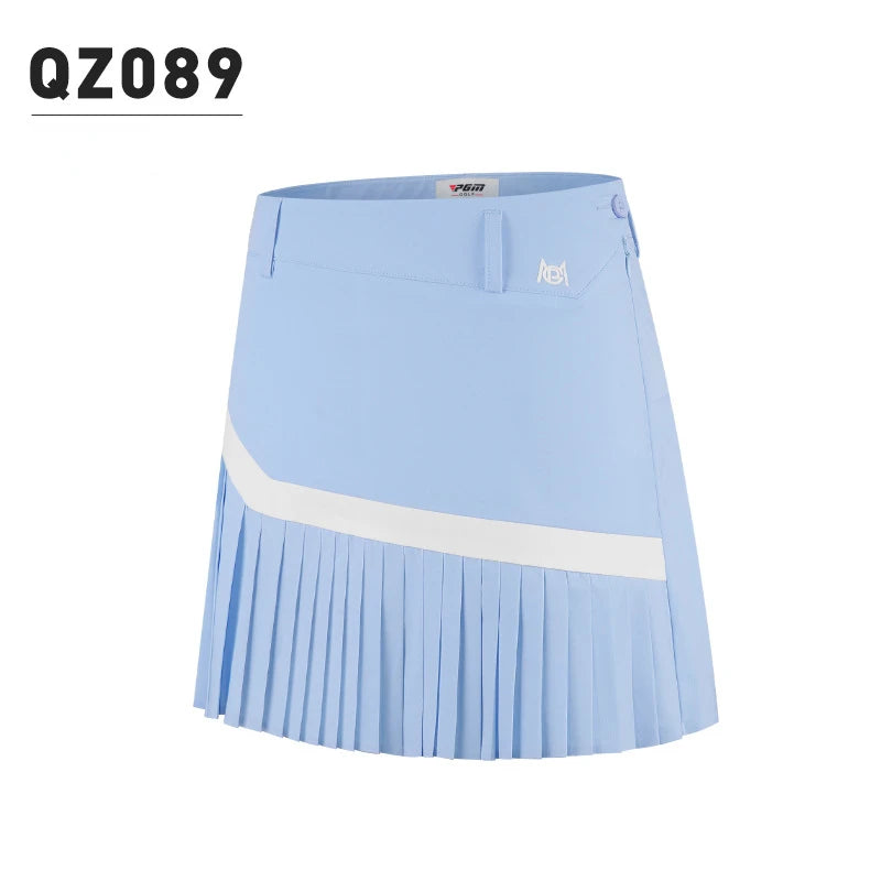 Women's Golf Sports Short Skirt Skort Summer Breathable  A-line Pleated Skirt
