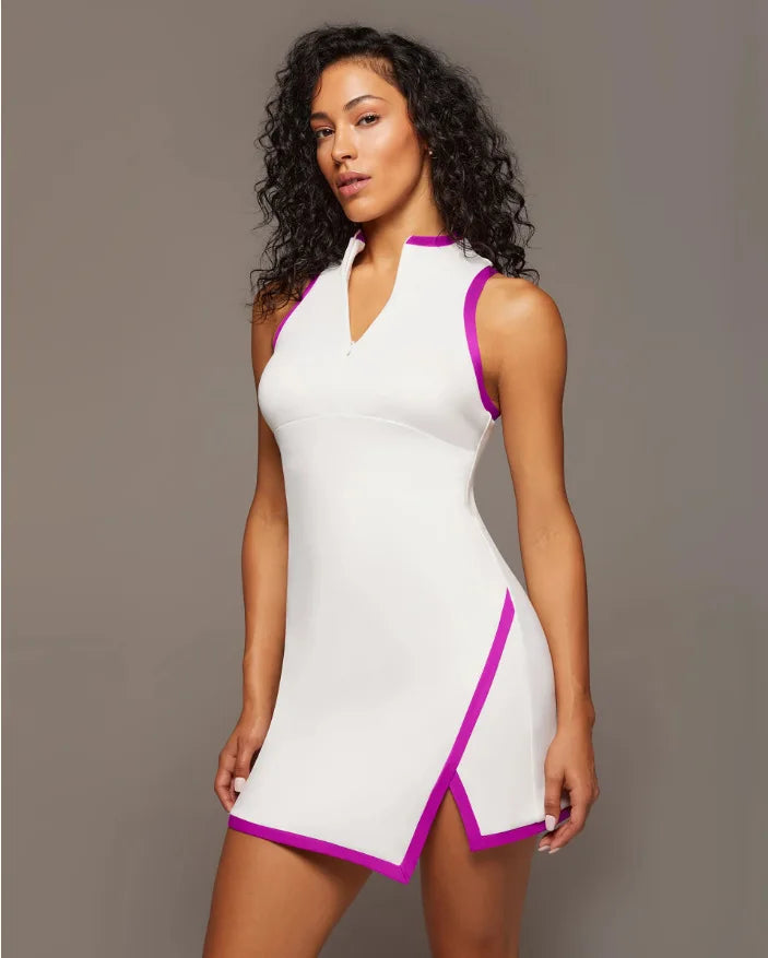 Womens Golf Wear Sport Sleeveless Above Knee Length Tennis Dress