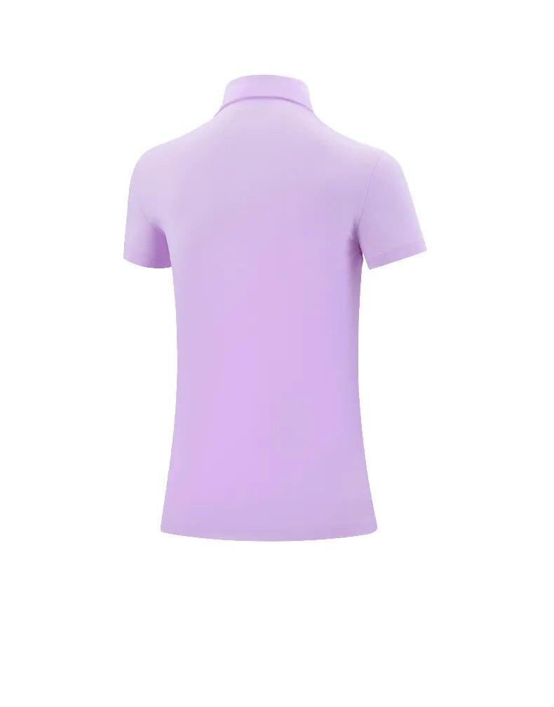 Summer Womens, Golf, Short-Sleeved, Quick-Dry, Breathable, Sport-Wear