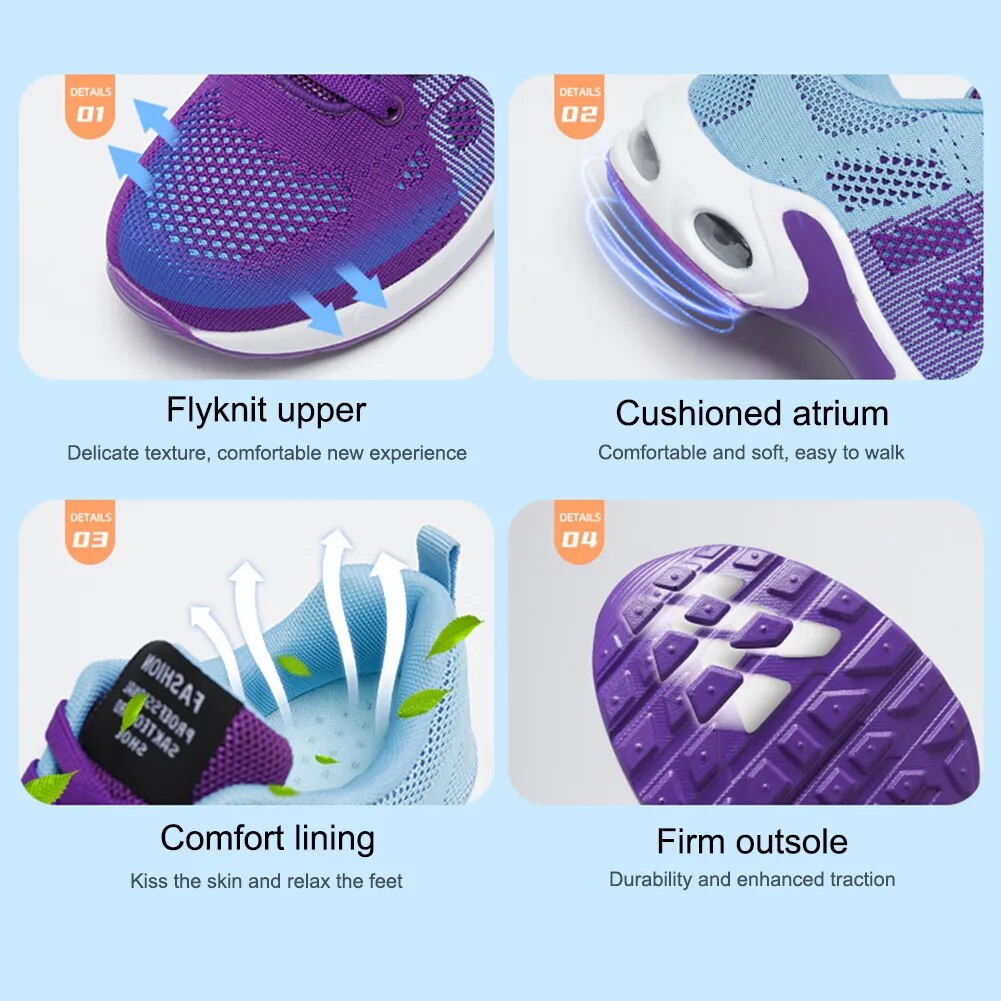 2023 Women Sport Shoes Fashion Sneakers, All Season, Comfortable Breathable Running Shoes.