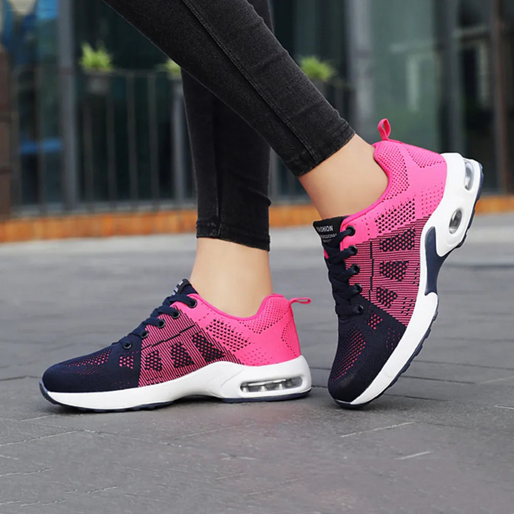 2023 Women Sport Shoes Fashion Sneakers, All Season, Comfortable Breathable Running Shoes.