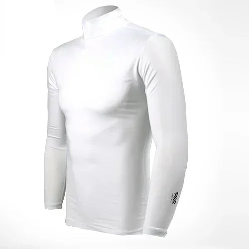 Men's Sun Protection Golf Shirt Under Shirt Long Sleeved Cooling Ice Silk T-shirts Anti-UV Soft