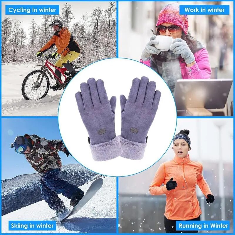 USB Heated Gloves Battery Soft Sports Rechargeable, Lined, Golf Gloves.