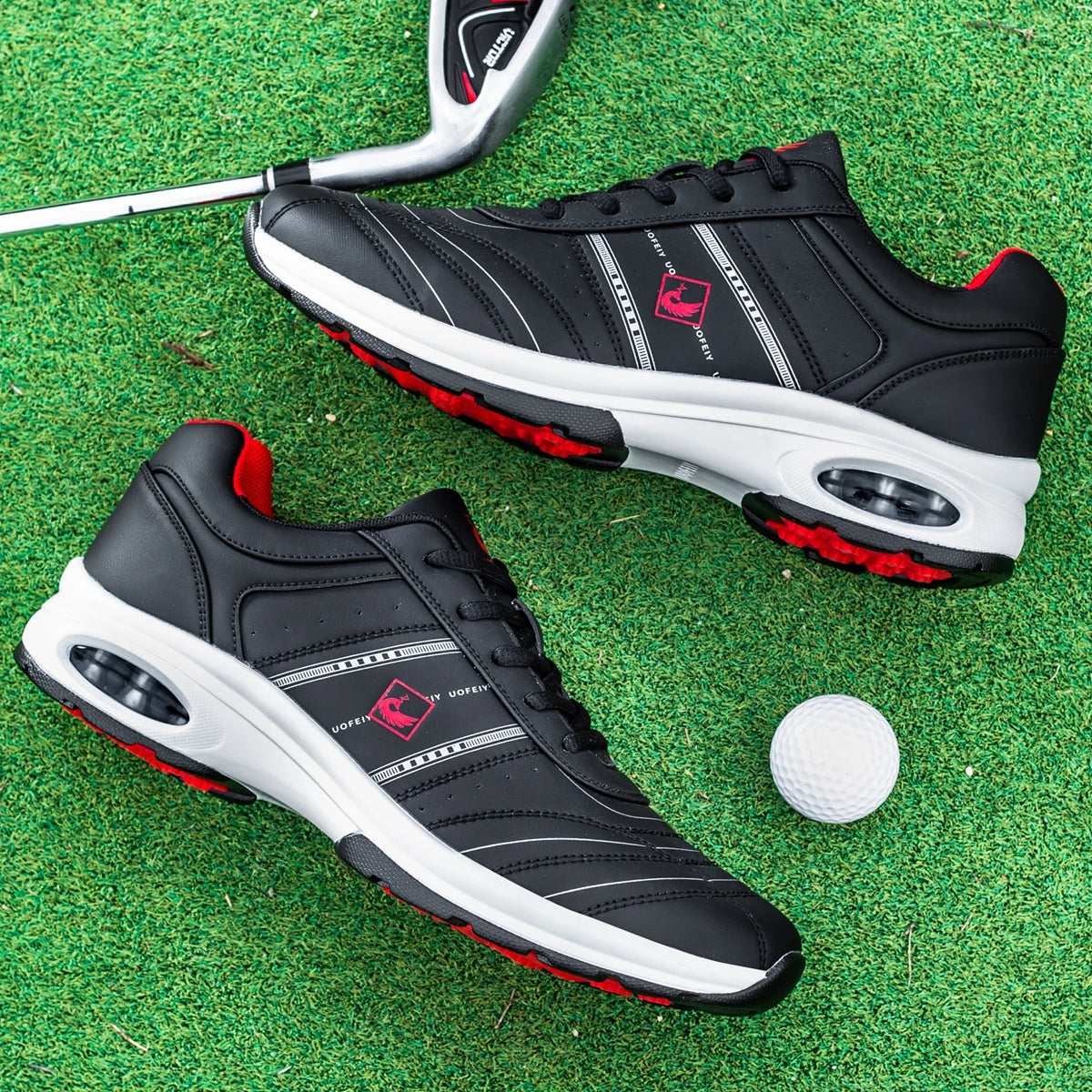 Men Golf Shoes Casual Breathable Waterproof Non-slip Golf Outdoor