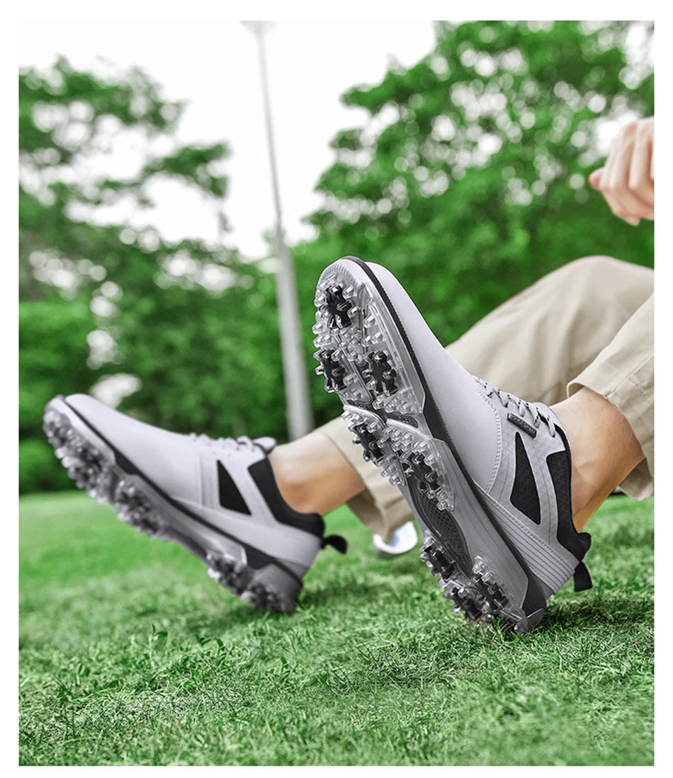 Leisure Golf Shoes Men Professional Lightweight Golfers Footwear Comfortable Non-Slip Luxury Shoes