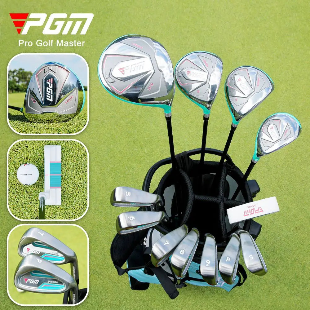 Women Golf Clubs Set with Golf Bag Stainless Steel / Carbon Shaft Irons/Woods/Driver/Putter