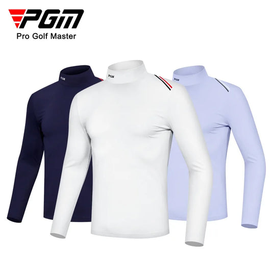 Golf Men's Clothing Long-sleeved T-shirt Windproof Warm Fashion Sports Golf Tops