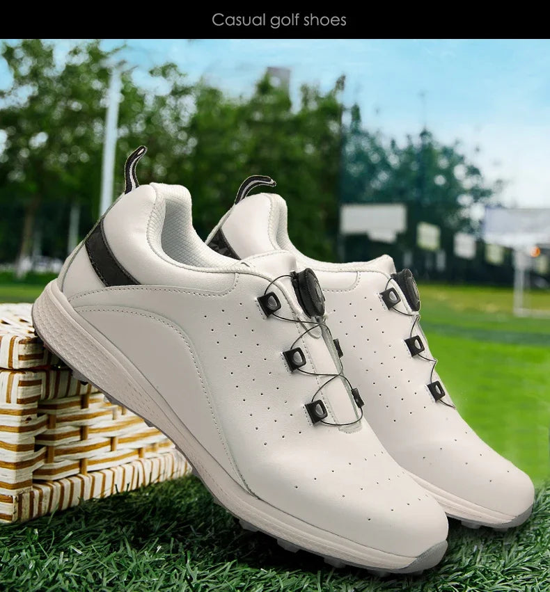 Waterproof Men and Womens Golf Shoes Professional Lightweight Golf Sneakers Casual Sports Golfing Footwear