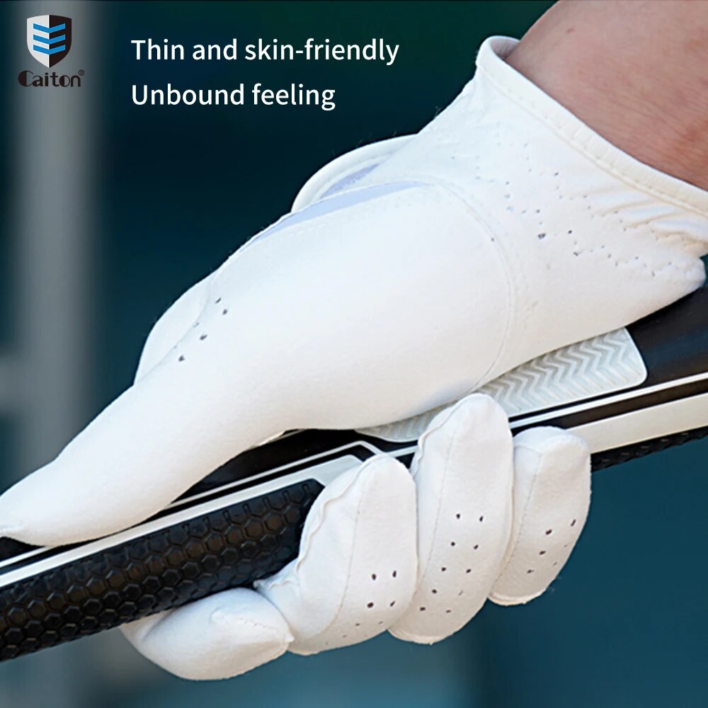 Golf Gloves, Ultra-fiber Material, Non-slip And Wear-Resistant, Moisture-wicking, Velcro-Closure.