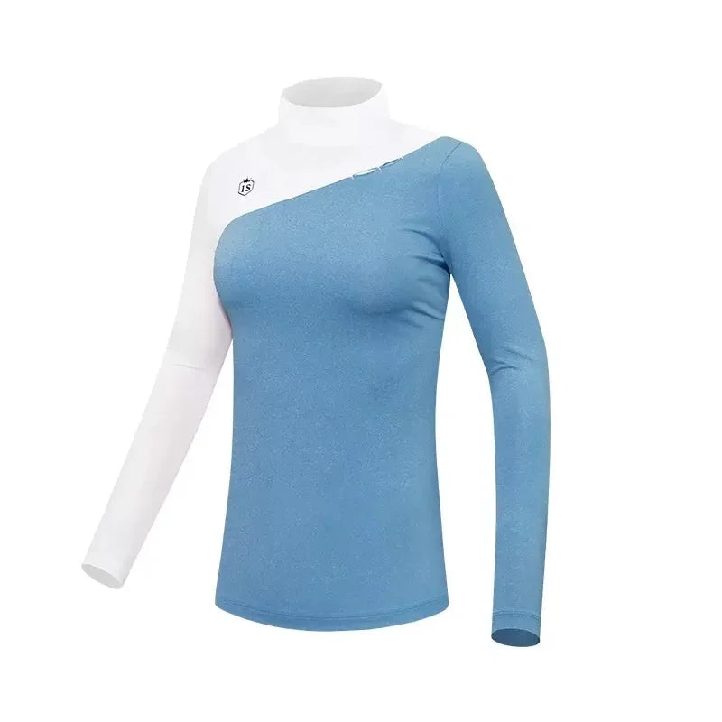 Golf Ladies Long Sleeved  Shirts for Women Golf Shirts Female Stretch Sports Tops