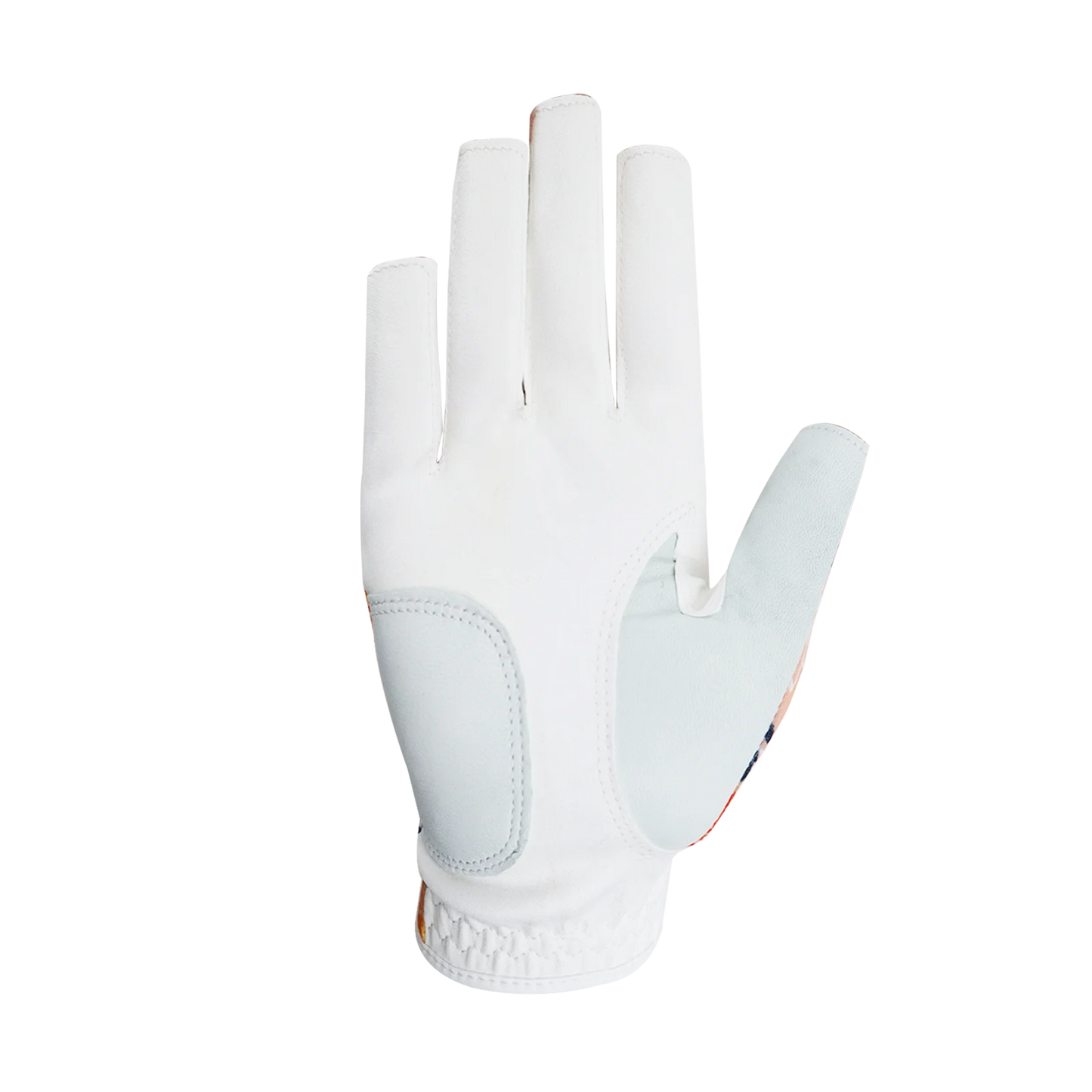 All Weather Golf Gloves Women Left Hand Leather with Ball Marker Half Finger