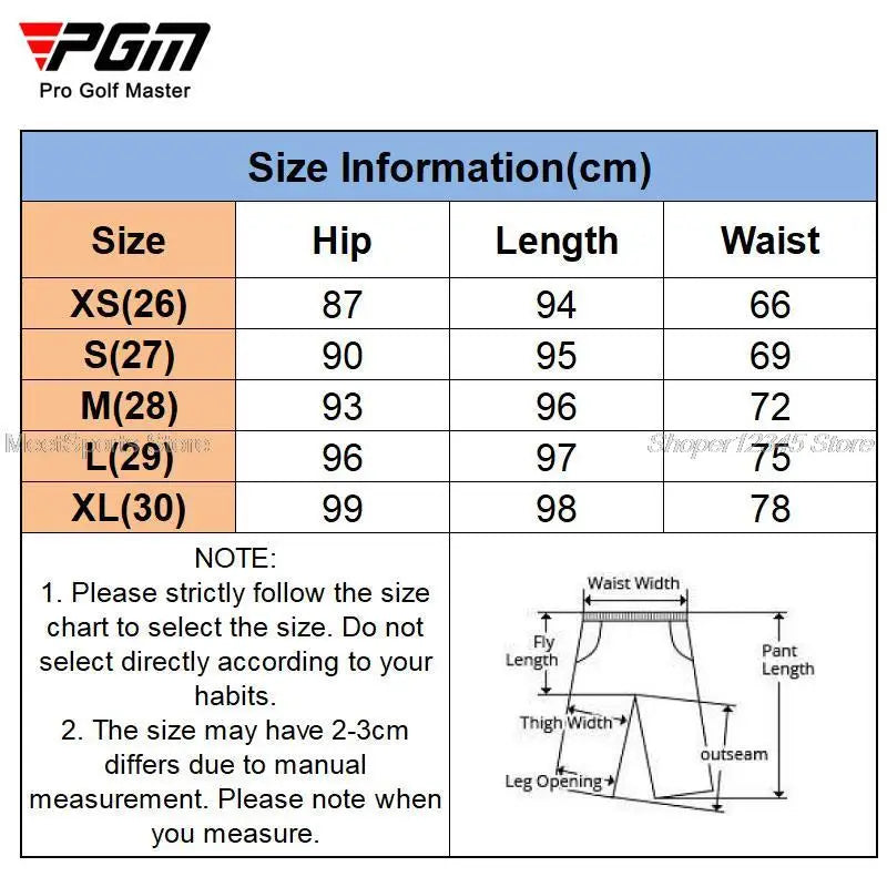 Women's Casual Golf Trousers Slim Fit Golf Pants Ladies High Waist Pants Summer Quick Dry Breathable