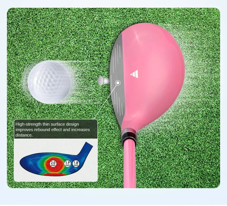 Golf Club Set G300 Right Handed Professional Women's Golf Clubs Easy To Control Light Weight