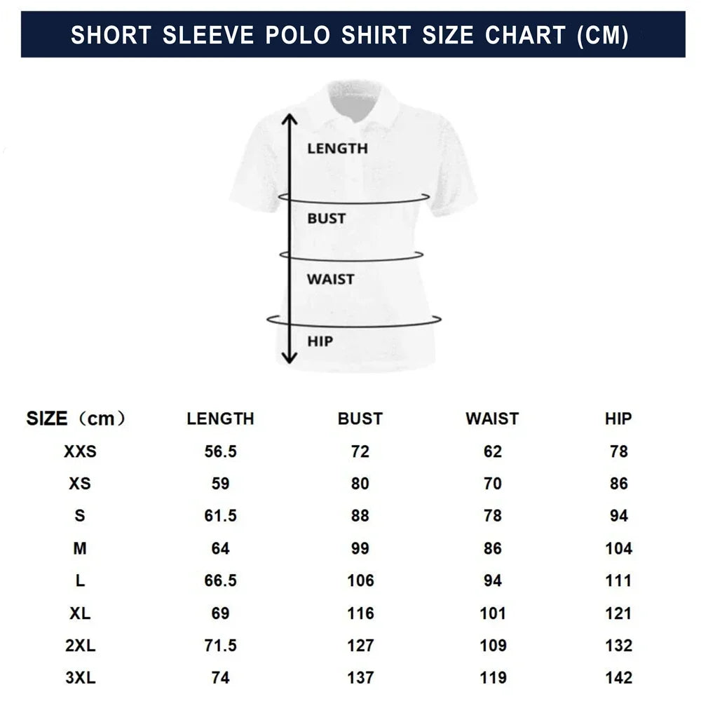 Women's High Quality Golf Short Sleeved Breathable, Golf Polo Shirt Sports Clothing