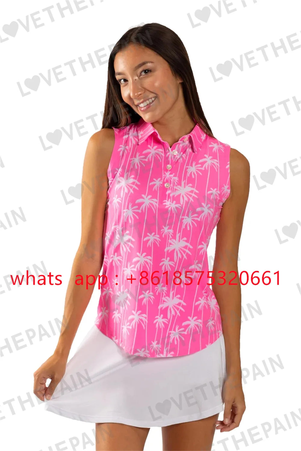 Women Golf Polo Shirt Outdoor Sport T-shirt Short Quick Dry Top  Casual Fashion Lapel Buttons Shirt