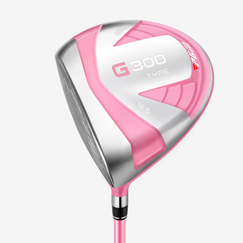 Womens Left Hand 1# Wood Golf Driver G300 With Grip Ultra-light Titanium Alloy Carbon Golf Club