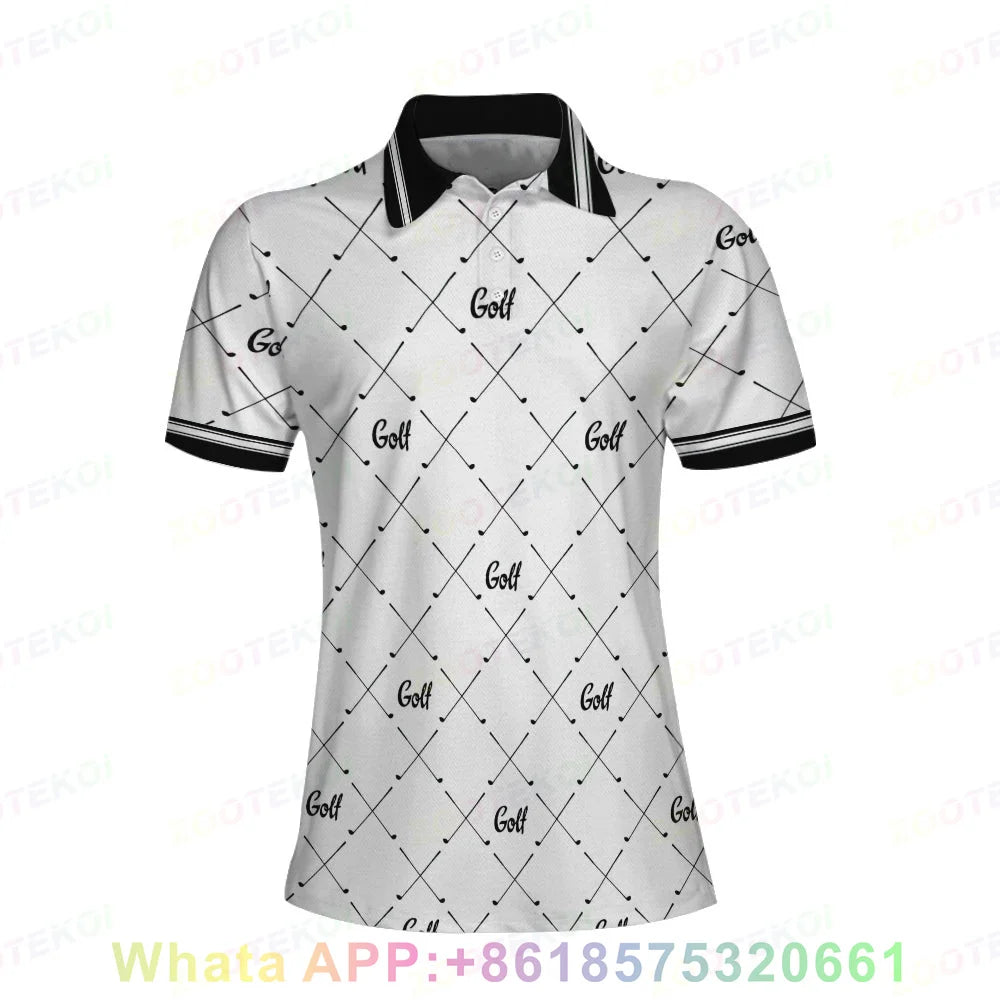 Women Golf T-Shirt Quick-Drying Breathable Polo Shirts Sports Short Sleeved Lapel Buttons Golf T-shirt