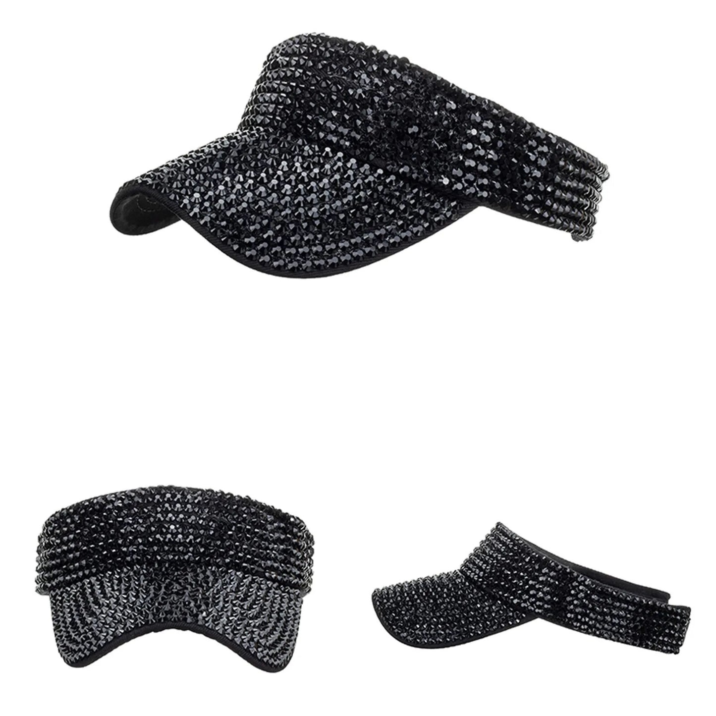 Golf Visor Women's Rhinestone Bling Bling Sun protection!