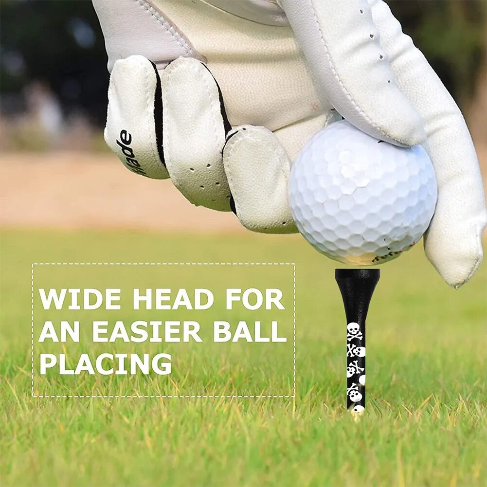 10-50Pcs Golf Ball Tee's Support Wooden Tees, Stable Base Lightweight, High Strength.