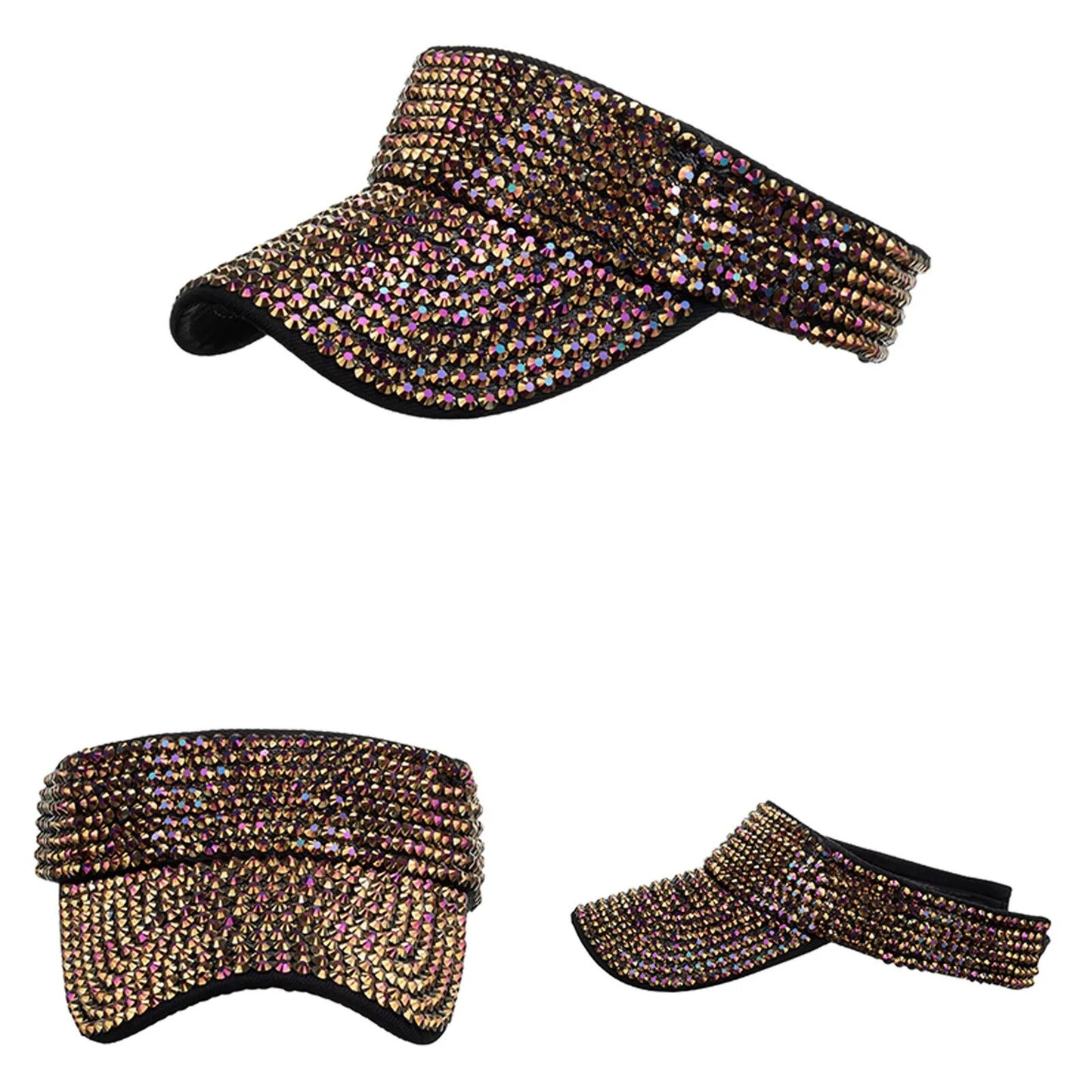 Golf Visor Women's Rhinestone Bling Bling Sun protection!