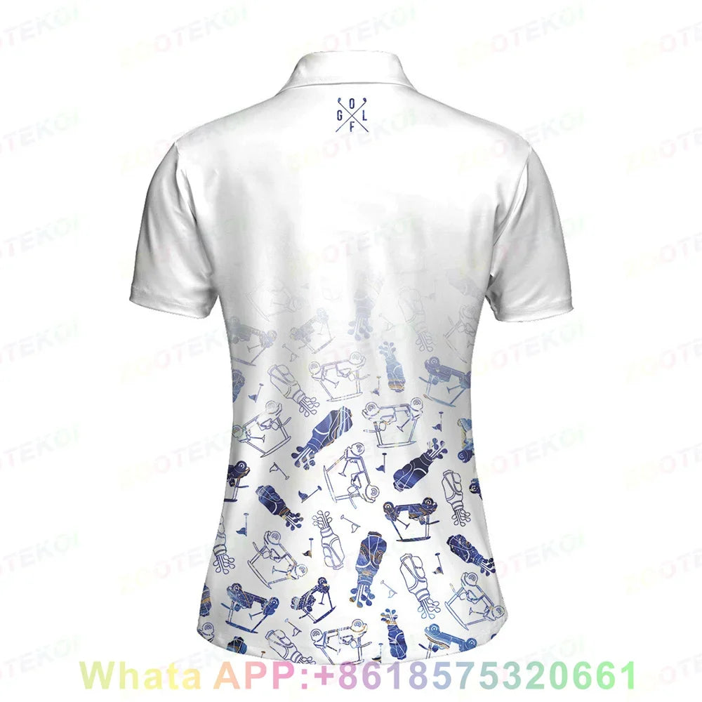 Women Golf Performance Short Sleeved Shirts Quick Dry, Breathable Shirts