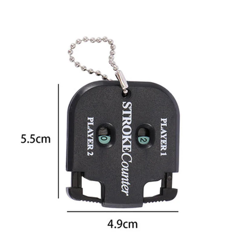 Golf Shot Stroke Counter Two Digits Scoring Key Chain