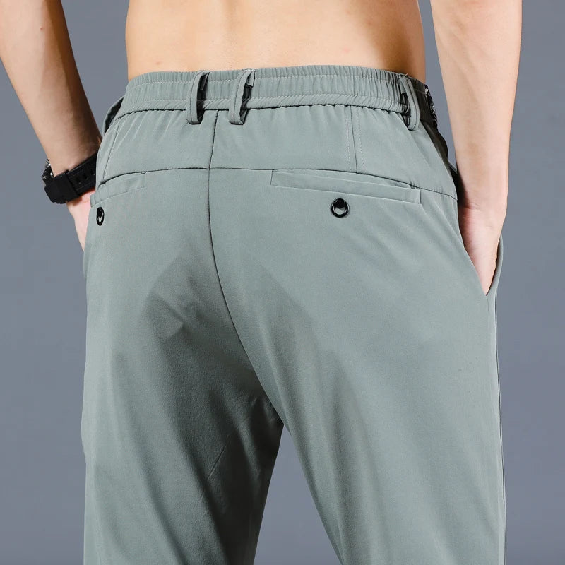 Men's Golf Pants High Quality Slight Stretch Fashion Casual Breathable Trousers