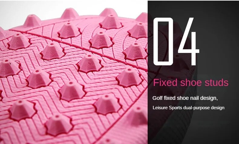 Womens Golf Shoes Anti-slip Breathable Golf Sneakers Ladies Outdoor Sports Leisure Trainers