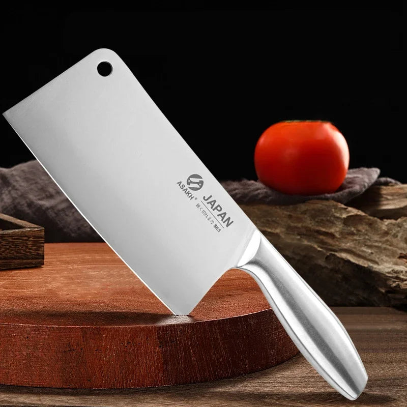 Stainless Steel Kitchen Meat Cleaver Set Hollow Handle Chef's Knives