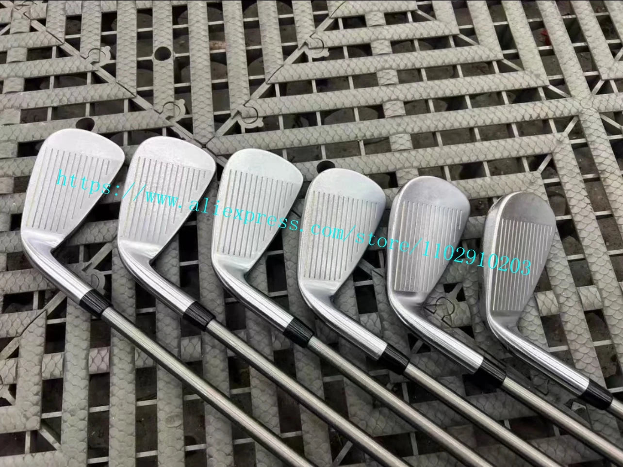 Golf Clubs Irons Set Tiffany Blue Paint Customized 8pcs Graphite Shaft Auto Flex Men /Female