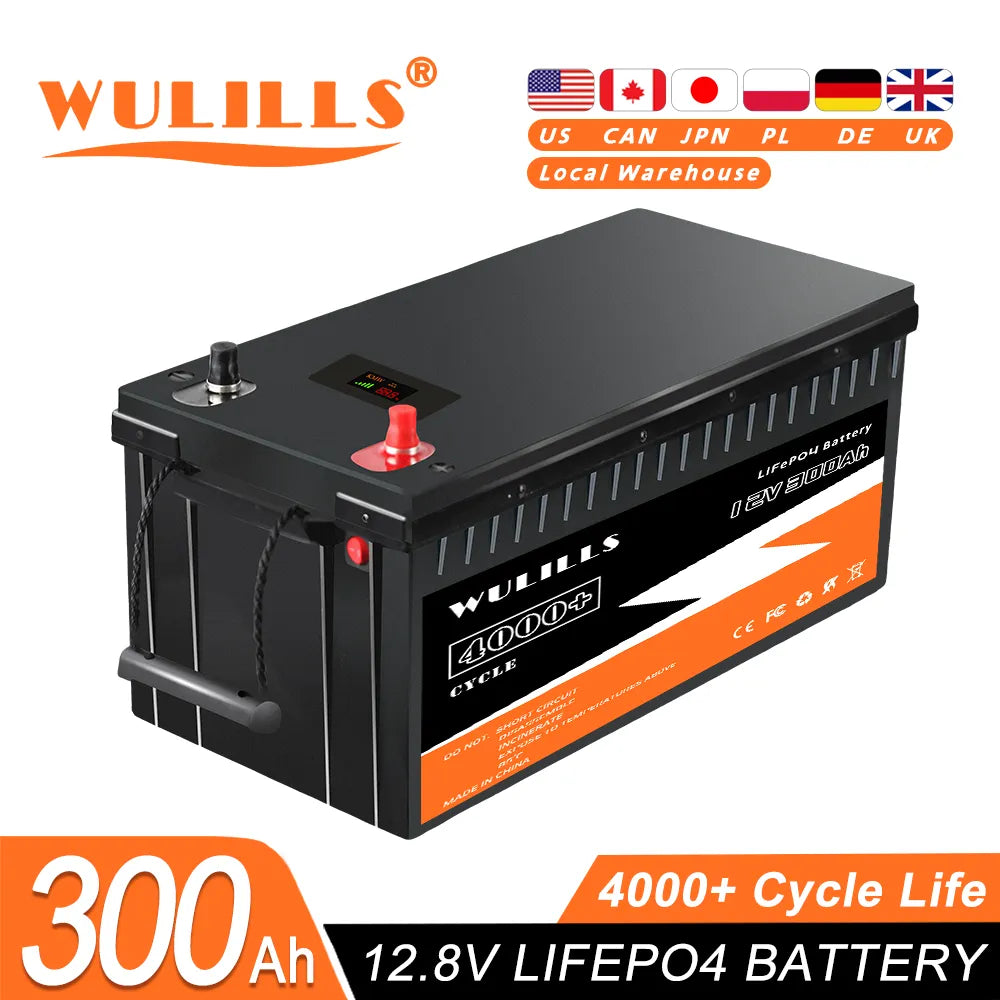 12V 24V 48V 100Ah 200Ah 280Ah 300Ah LiFePo4 Battery Lithium Iron Phosphate Batteries For Golf Carts