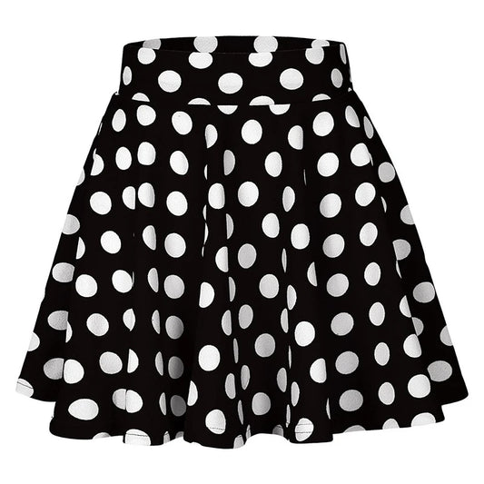 Women Pleated Dot Golf Skirt with Pockets Shorts Athletic Skirts High Waisted Athletic Golf Skorts