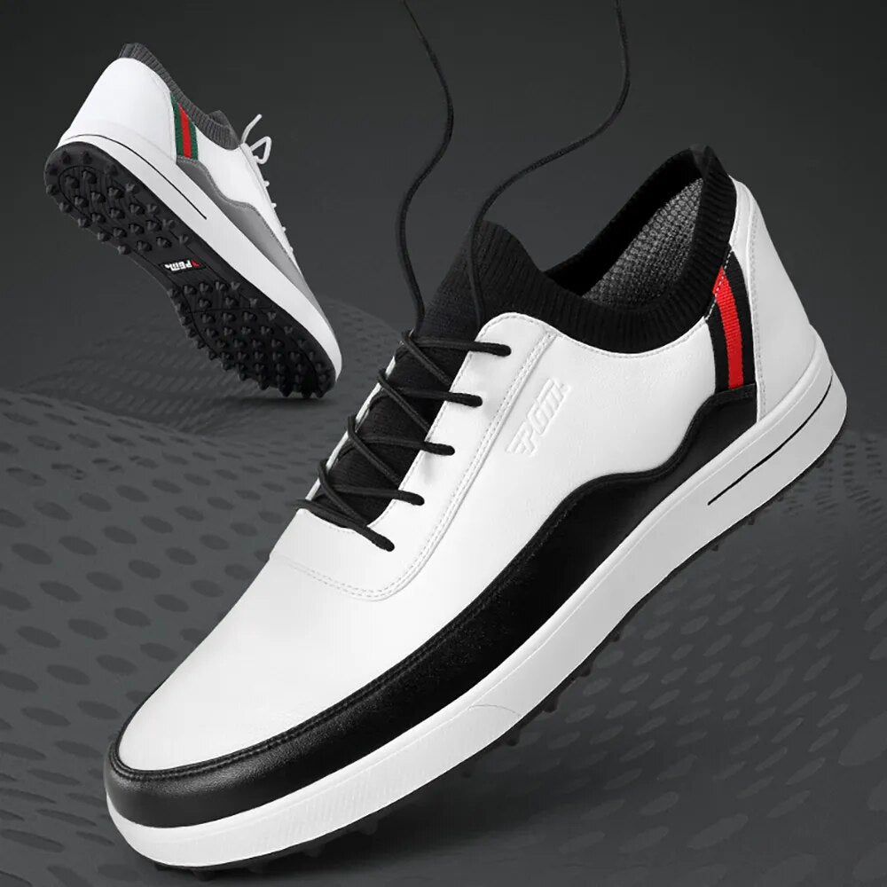 Golf Shoes Mens, Waterproof, Breathable, Casual-Shoes, Sports,Outdoor Style Golf-Sneakers