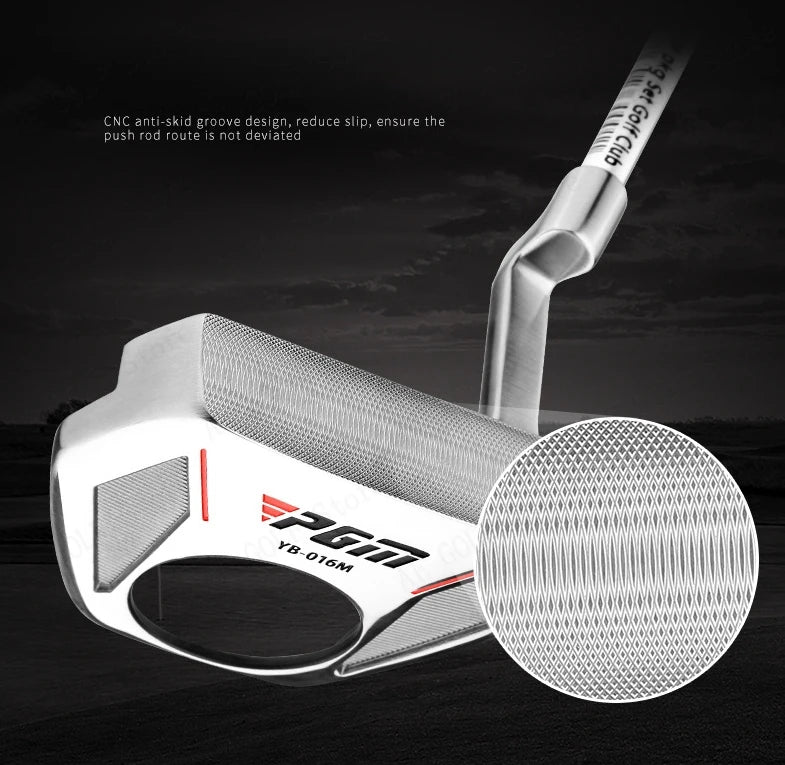 Golf Putter Stainless Steel Low Center Of Gravity Putters With Ball Picking Aiming Line Putter