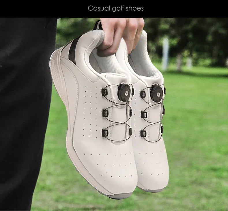 Waterproof Men and Womens Golf Shoes Professional Lightweight Golf Sneakers Casual Sports Golfing Footwear