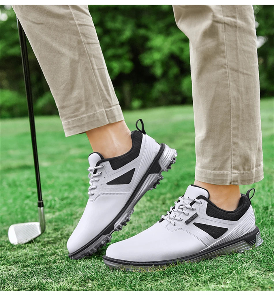 Leisure Golf Shoes Men Professional Lightweight Golfers Footwear Comfortable Non-Slip Luxury Shoes