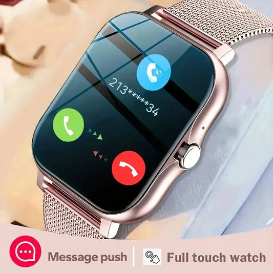 Smart Watch Android Phone 1.44'' Color Bluetooth Call/ Blood Oxygen/Pressure Monitoring Smart Watch