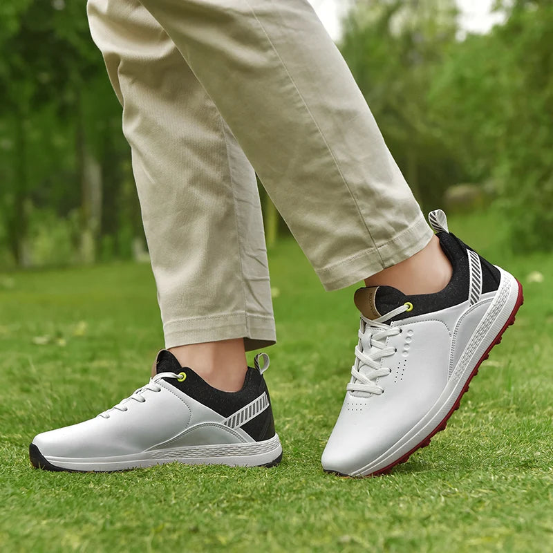 Golf Shoes Mens Professional Waterproof Sport Sneakers Comfortable Walking, Golf Shoes