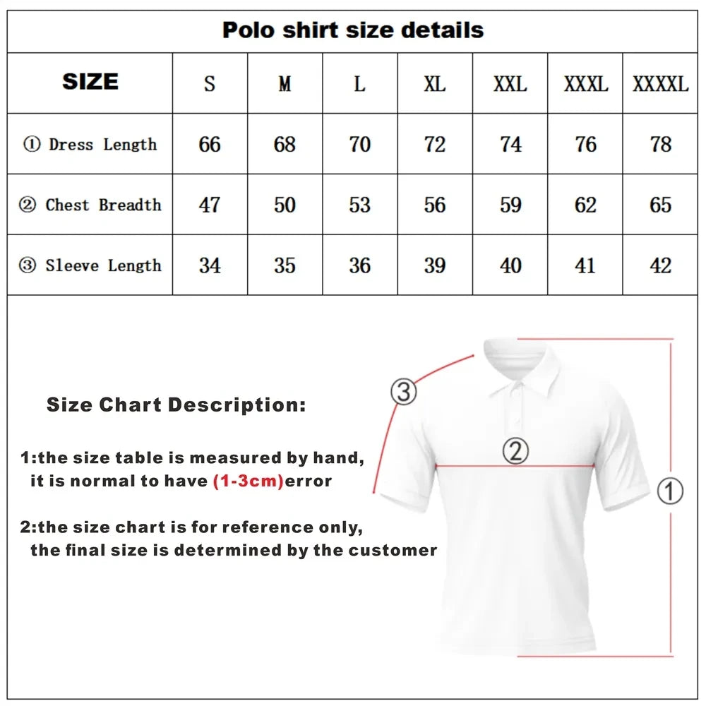 Summer Men's Short Sleeve Golf Polo T-Shirts Quick Drying Breathable Polo Apparel Loose Elastic High Quality Tee Sports T-shirts