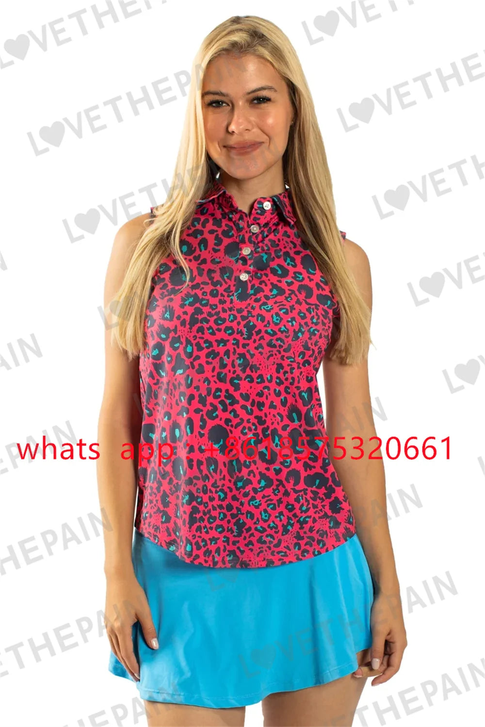 Women Golf Polo Shirt Outdoor Sport T-shirt Short Quick Dry Top  Casual Fashion Lapel Buttons Shirt
