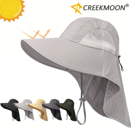 Lightweight UV Hat Men's / Women's Outdoor Sunshade Cap Large Brim Sun Hat Face Shield Neck Protection Golf Hat