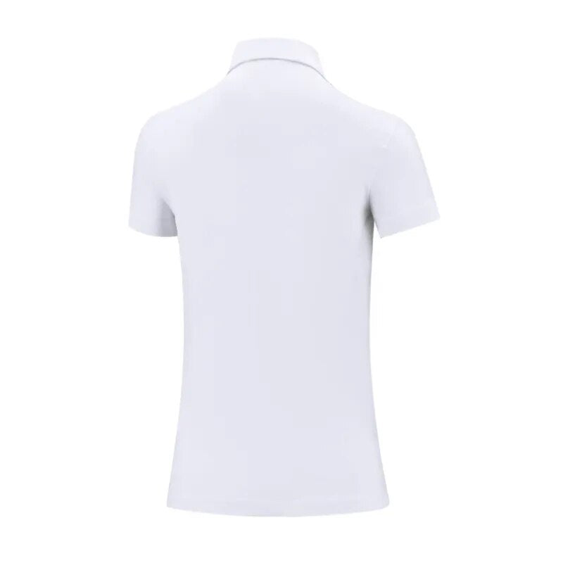 Summer Womens, Golf, Short-Sleeved, Quick-Dry, Breathable, Sport-Wear