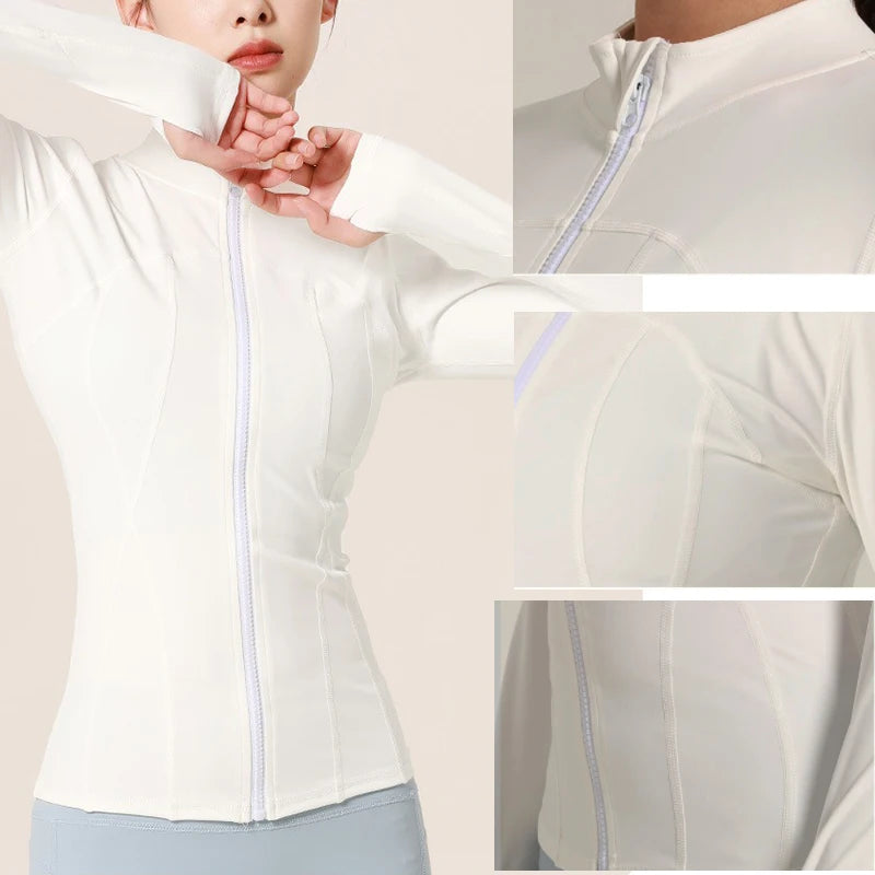 Sports Jackets 3D Lines Design Golf Long Sleeved Quick Dry Workout Jacket