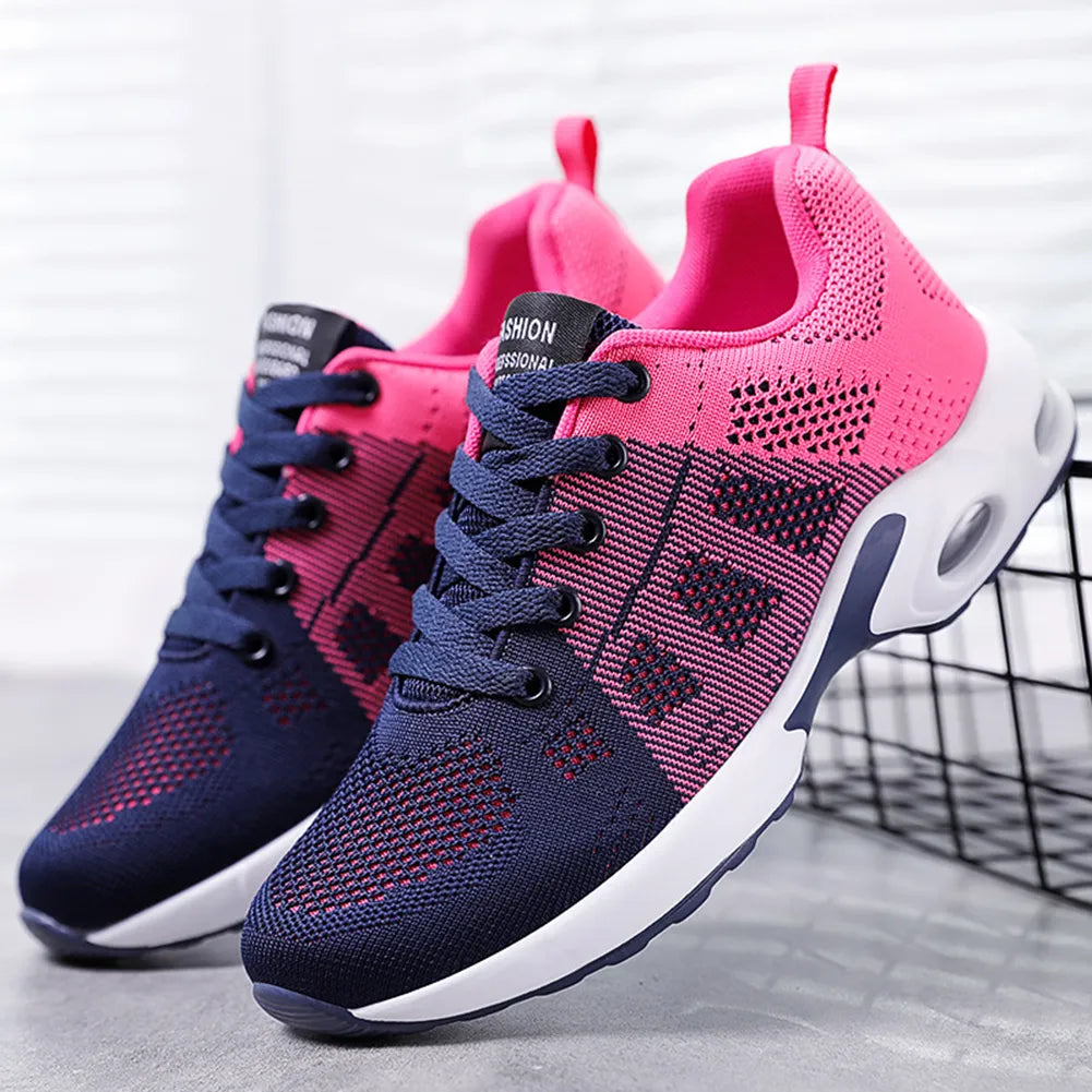 2023 Women Sport Shoes Fashion Sneakers, All Season, Comfortable Breathable Running Shoes.