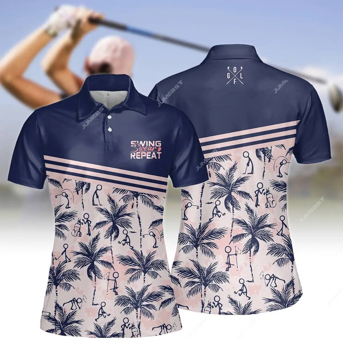 Womens Golf Shirts, Sportswear, Light Weight And Breathable