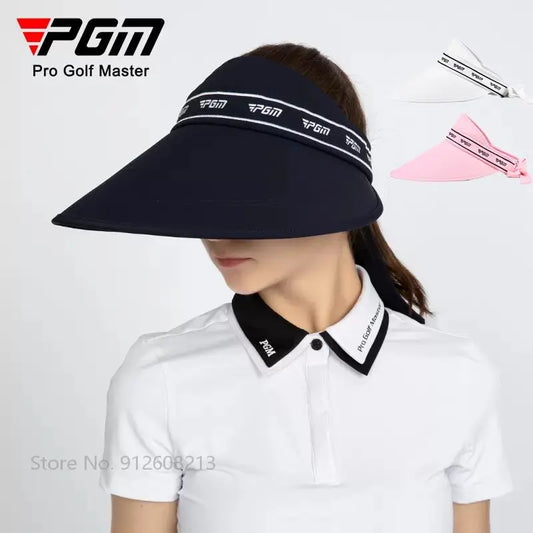 Womens Big Brim Sunscreen Hats Ladies Breathable Sports Golf Hat Casual Sun Visor Caps Adjustable Golf Cap