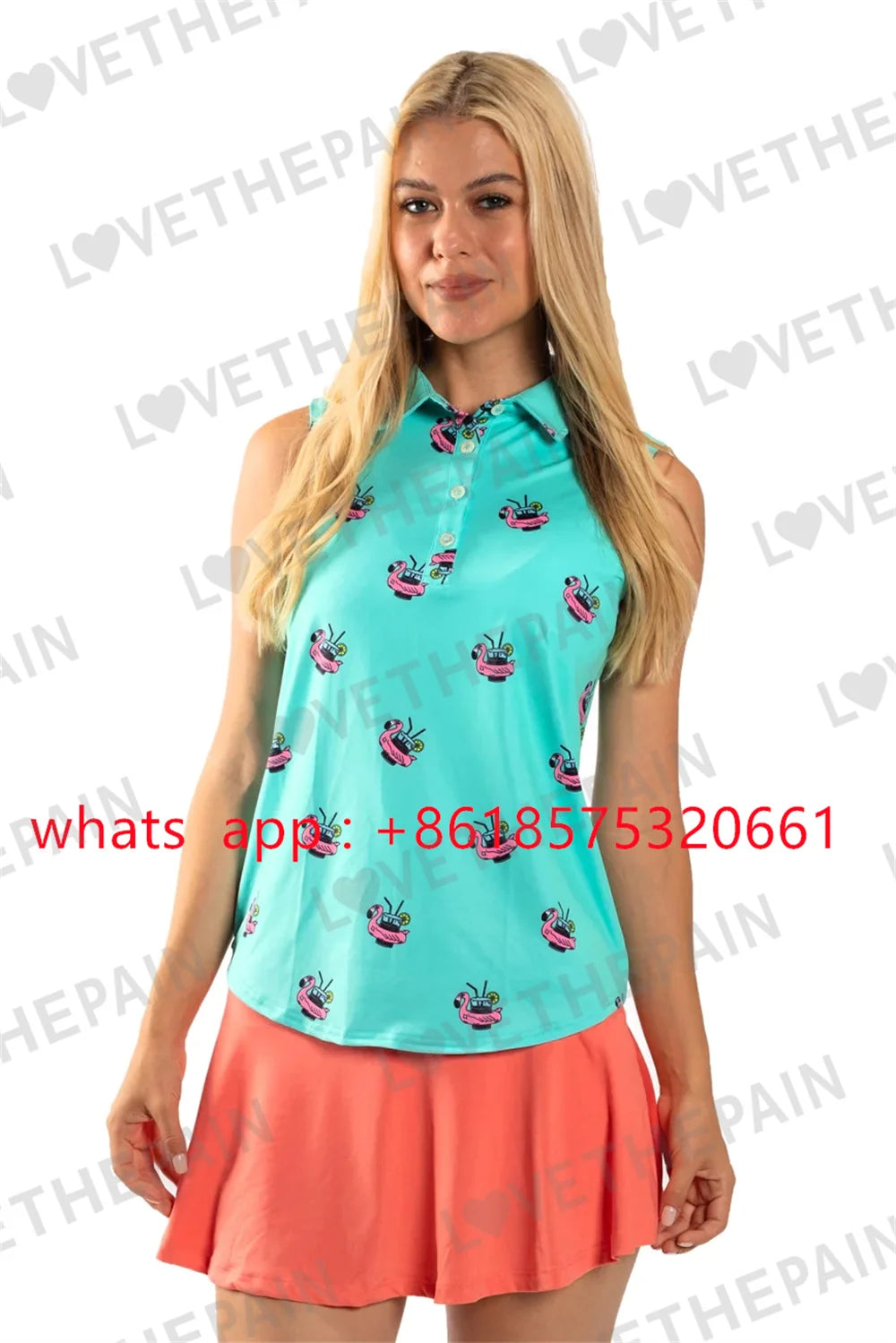 Women Golf Polo Shirt Outdoor Sport T-shirt Short Quick Dry Top  Casual Fashion Lapel Buttons Shirt