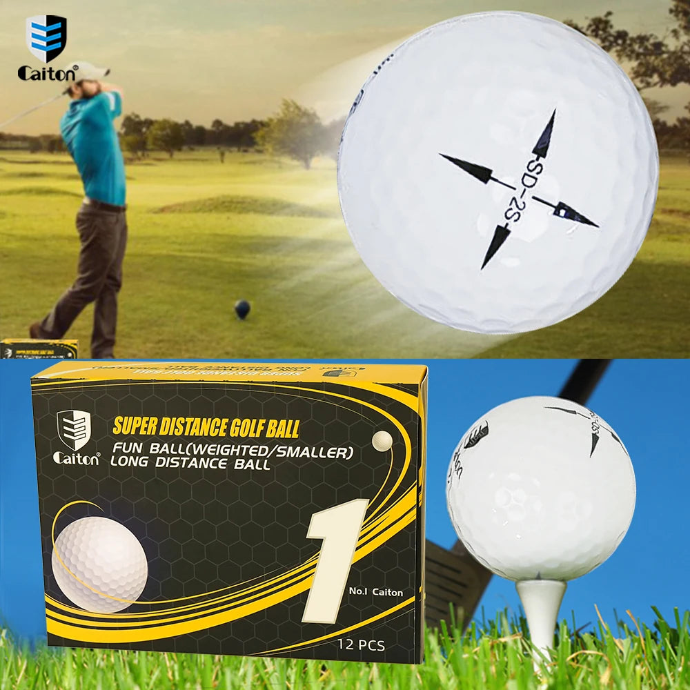 12pcs Golf Super Long-Range Ball, Increase 40+ Yards Flying Distance, Fly Further & More Accurate