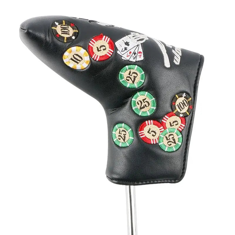 Putter Head-cover Golf Covers Casino Chips and Cards Two Types Blade And Mallot